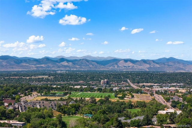 311 W Lehow Ave Unit 3, Englewood, CO 80110 - aerial view featuring a mountain view