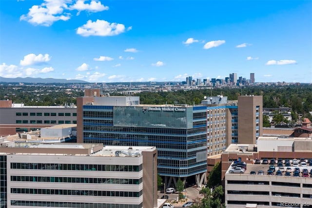 311 W Lehow Ave Unit 3, Englewood, CO 80110 - drone / aerial view featuring a city view and a mountain view
