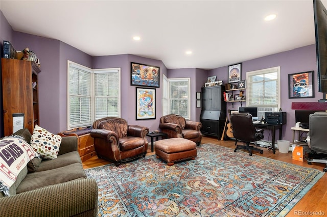 200 Rose St, Georgetown, CO 80444 - office space featuring recessed lighting and wood finished floors