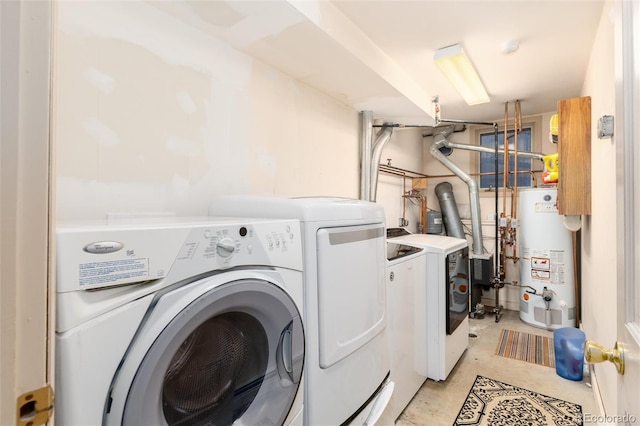 200 Rose St, Georgetown, CO 80444 - laundry area with water heater and independent washer and dryer