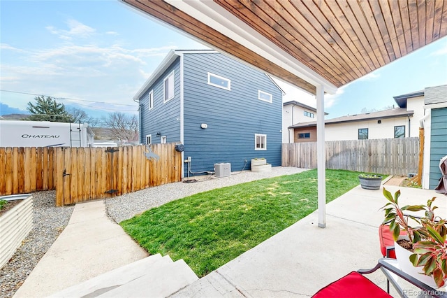 2221 Illinois St, Golden, CO 80401 - fenced backyard with a patio area and a gate