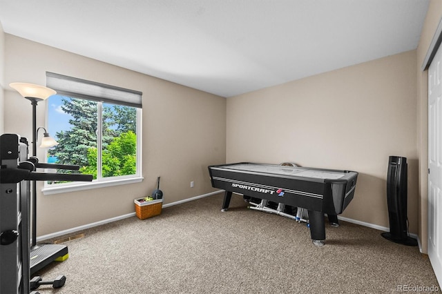 17395 E Dewberry Dr, Parker, CO 80134 - rec room with carpet floors and baseboards