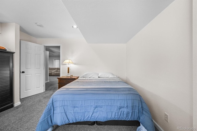 17395 E Dewberry Dr, Parker, CO 80134 - bedroom with carpet, baseboards, and recessed lighting