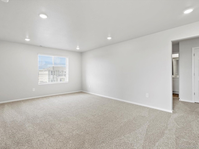 1023 Odessa Lake Rd, Severance, CO 80550 - carpeted spare room featuring recessed lighting