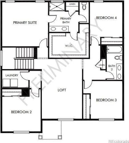 1023 Odessa Lake Rd, Severance, CO 80550 - view of room layout