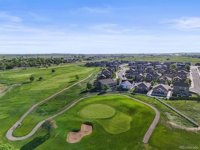 1743 Homestead Dr, Fort Lupton, CO 80621 - aerial view of property and surrounding area featuring nearby suburban area and a local golf course