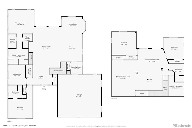 1743 Homestead Dr, Fort Lupton, CO 80621 - room layout