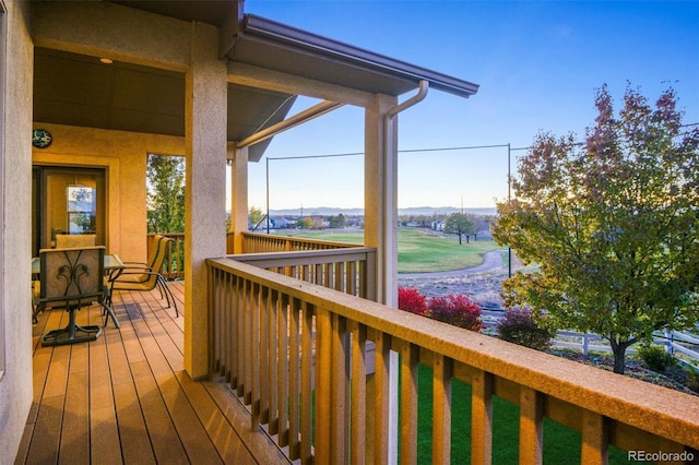 1743 Homestead Dr, Fort Lupton, CO 80621 - deck with a mountain view
