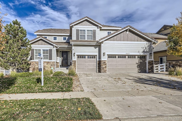 view of craftsman inspired home