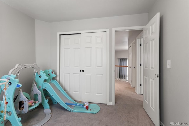 2211 S Moline Ct, Aurora, CO 80014 - rec room with carpet floors