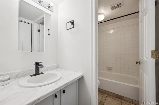 3141 S Tamarac Dr Unit 206E, Denver, CO 80231 - full bathroom with vanity and tub / shower combination