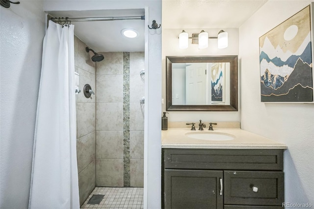 3241 Sheridan Blvd, Wheat Ridge, CO 80212 - full bathroom with tiled shower and vanity