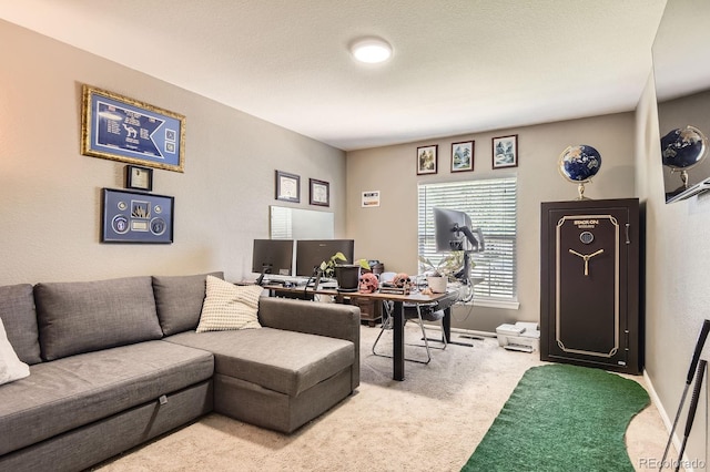 9545 Grand Cypress Cv, Lone Tree, CO 80124 - living area with a desk and carpet floors