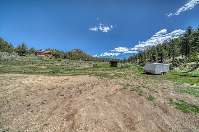 6130 County Road 328, Westcliffe, CO 81252 - view of yard featuring a view of rural / pastoral area and an outdoor structure