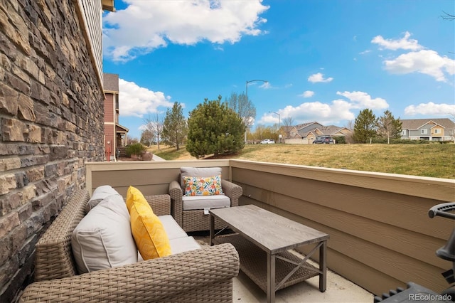 12744 Leyden St Unit F, Thornton, CO 80602 - balcony with a residential view