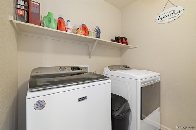 12744 Leyden St Unit F, Thornton, CO 80602 - laundry area with washer and dryer