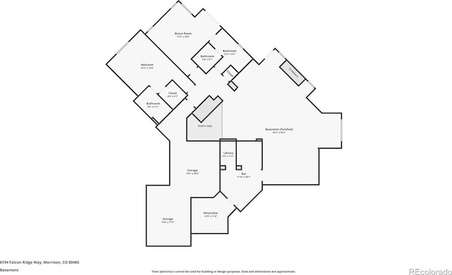 6194 Falcon Ridge Way, Morrison, CO 80465 - home floor plan