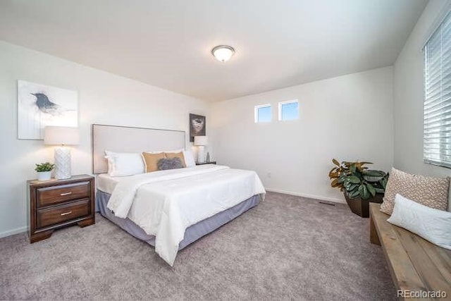 13588 E 103rd Pl, Commerce City, CO 80022 - bedroom featuring light colored carpet, baseboards, and multiple windows