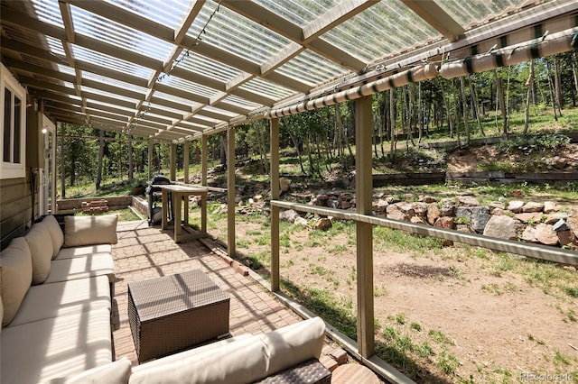 9123 Gray Ln, Conifer, CO 80433 - view of patio with outdoor lounge area