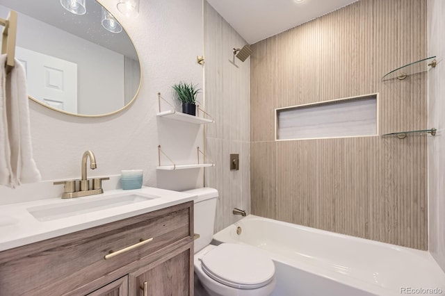1640 Iola St, Aurora, CO 80010 - bathroom with vanity and bathing tub / shower combination