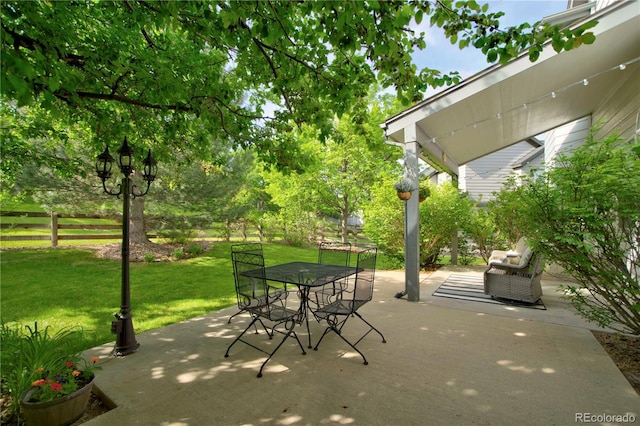 10356 Lions Heart, Lone Tree, CO 80124 - view of patio / terrace with outdoor dining area