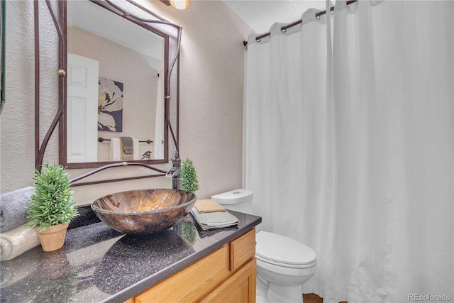 10356 Lions Heart, Lone Tree, CO 80124 - full bath with a textured wall, vanity, and curtained shower
