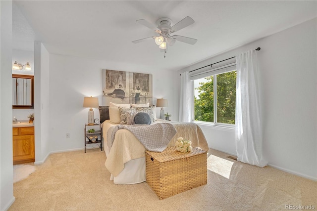 10356 Lions Heart, Lone Tree, CO 80124 - bedroom with light colored carpet and ceiling fan
