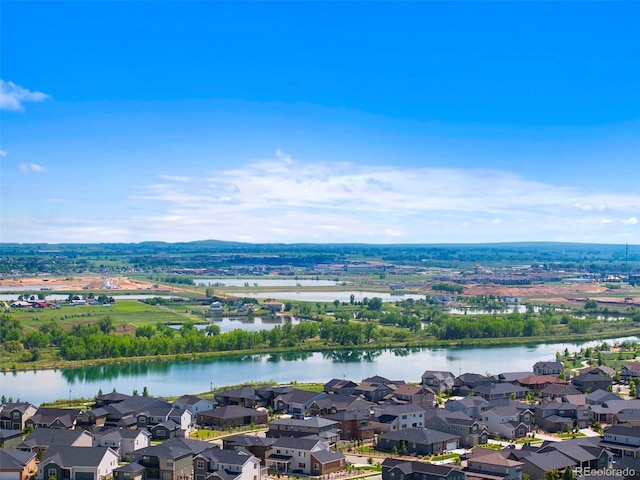 12826 Lake Port St, Longmont, CO 80504 - aerial view of residential area with a nearby body of water