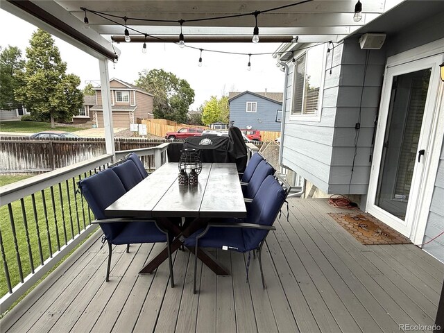3771 S Kirk Way, Aurora, CO 80013 - deck with outdoor dining space