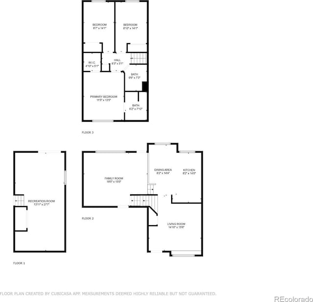 3771 S Kirk Way, Aurora, CO 80013 - view of home floor plan