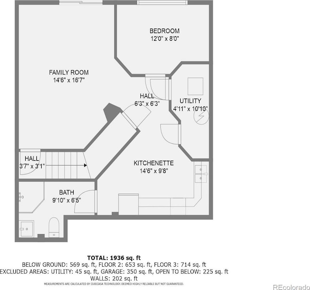 6827 S Webster St Unit E, Littleton, CO 80128 - view of home floor plan