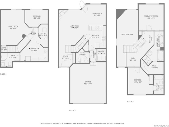 6827 S Webster St Unit E, Littleton, CO 80128 - view of floor plan / room layout