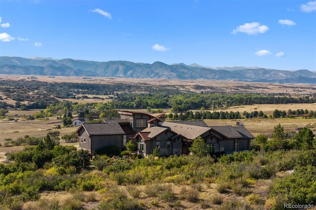 view of mountain feature