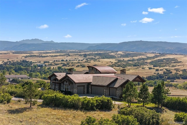 view of mountain feature