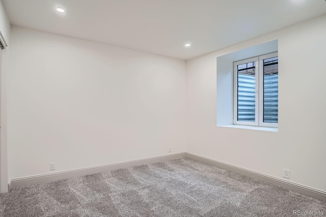 3975 Yates St, Denver, CO 80212 - carpeted spare room featuring recessed lighting
