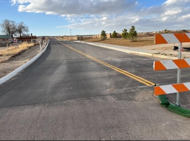 view of road