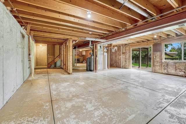 302 Northridge Rd, Highlands Ranch, CO 80126 - basement with water heater