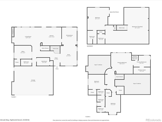 10216 Kleinbrook Way, Highlands Ranch, CO 80126 - view of home floor plan