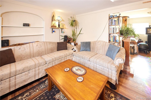 1075 S Ames St, Lakewood, CO 80226 - living room with wood finished floors