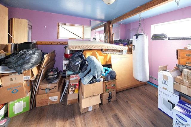 1075 S Ames St, Lakewood, CO 80226 - misc room with wood finished floors