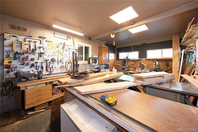 1075 S Ames St, Lakewood, CO 80226 - misc room featuring a workshop area