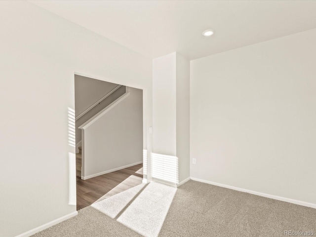 empty room with carpet floors