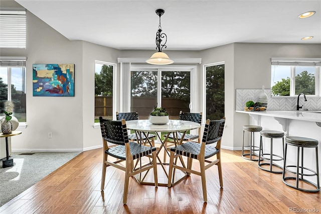 10115 Foxridge Ct, Highlands Ranch, CO 80126 - dining room featuring recessed lighting and light wood-style floors