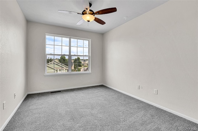 10115 Foxridge Ct, Highlands Ranch, CO 80126 - carpeted spare room with a ceiling fan and baseboards