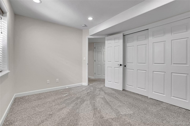 10115 Foxridge Ct, Highlands Ranch, CO 80126 - unfurnished bedroom with carpet, recessed lighting, and a closet