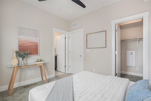 9072 E 47th Ave, Denver, CO 80238 - bedroom with baseboards and ceiling fan