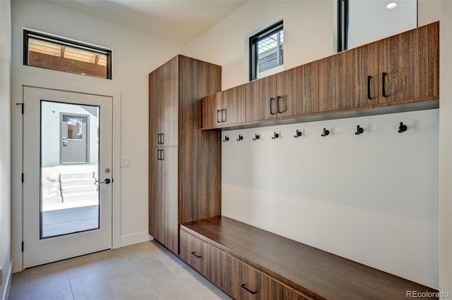 414 E Arkansas St, Buena Vista, CO 81211 - mudroom featuring light tile patterned floors and baseboards