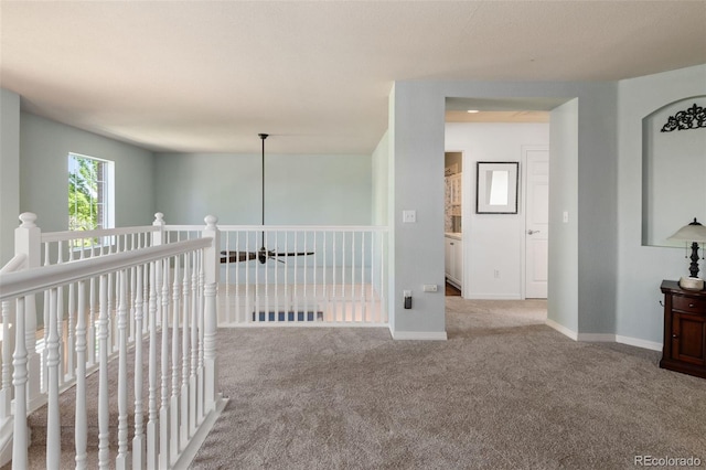 8318 Devinney Ct, Arvada, CO 80005 - hallway featuring carpet flooring and baseboards