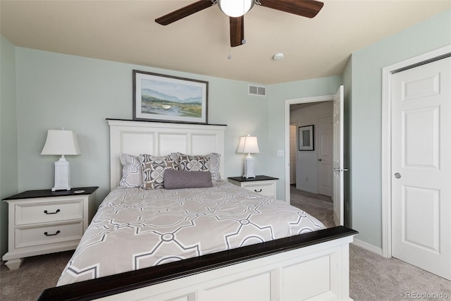 8318 Devinney Ct, Arvada, CO 80005 - carpeted bedroom featuring ceiling fan and baseboards