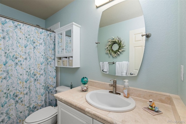 8318 Devinney Ct, Arvada, CO 80005 - bathroom featuring vanity and a shower with shower curtain